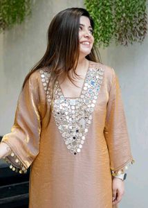 Designer mirror work Co-ord set
