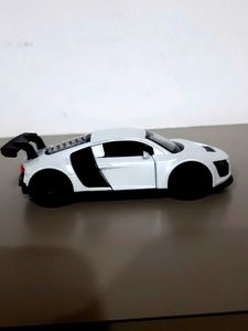 White Toy Car Model (Audi R8)