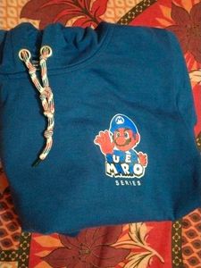 Blue Graphic Hoodie
