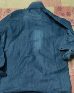 Denim Button-Down Shirt