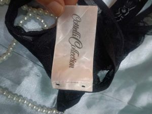 Black Lace Pearl G-String