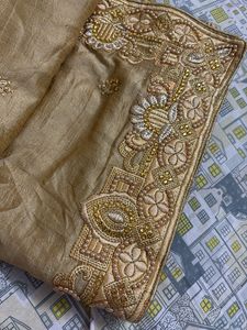 Beautiful Golden Saree