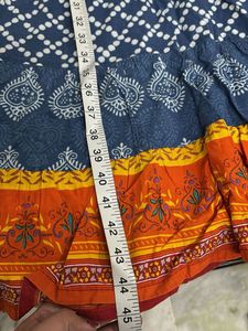 Printed Blue Kurta
