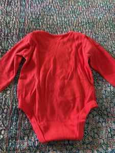Mothercare Red Baby Bodysuit