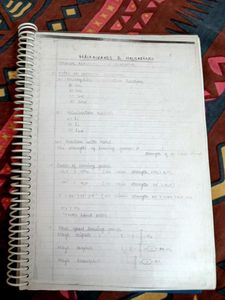HANDWRITTEN Chemistry Notes For Class-12