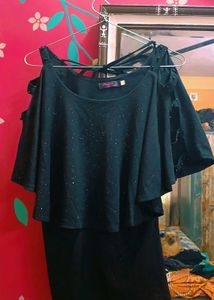 Sparkly Black Party Top
