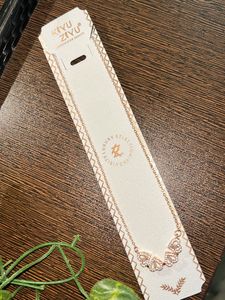 Elegant Rose Gold Pendant Necklace with Butterfly