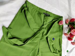 Green Palazzo Pants