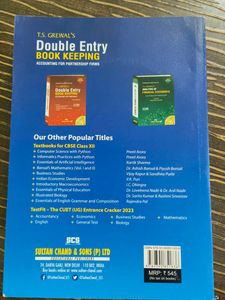 Double Entry Book Keeping