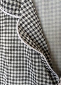 Checkered Night Suit Top