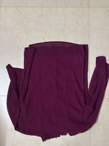 Elegant Purple Floral Blouse