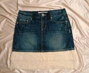 Black Flare Mini Skirt