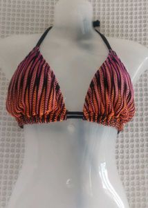 Patterned Bikini Top