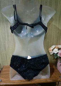 Sparkling Black Bikini Set
