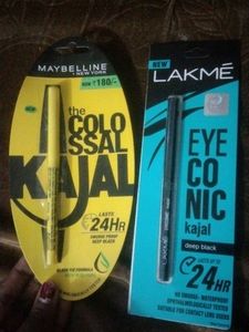 Lakme And Maybelline Combo Kajal Pencil