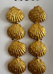 Brand New Zara Shell Dangler Earring From NYC