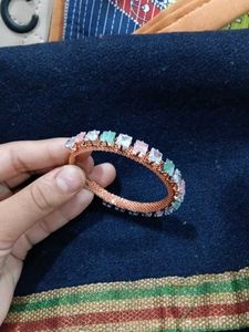 Gemstone Bangle Bracelet