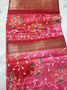 Dolo Silk Material Saree Brand New