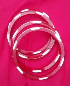 Red &amp; Gold Bangle Set