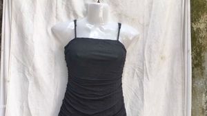 I. Black Bodycon Mini Dress