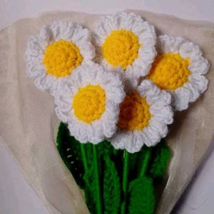 Crochet Daisy Bouquet