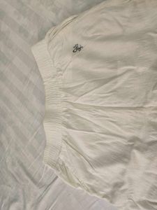 Off-White Pyjama Pant For Women