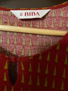 Elegant Ethnic Asymmetric hem Kurta (Biba)xxl
