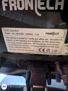 Frontech 17&#34; LED Monitor - Great For Your Pc.