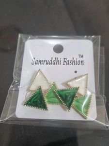 Triangle Dangle Earrings