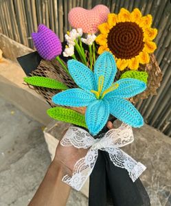 Crochet Multiple Flowers Bouquet 💐