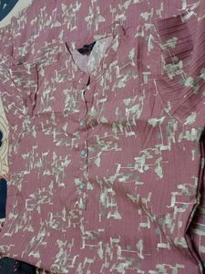 Collar Neck Popcorn Kurti Small Size