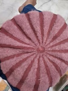 Woollen Cap In Hat Style
