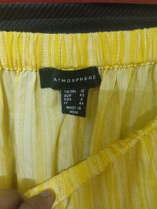 Yellow Striped Romper