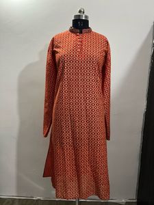 Elegant Orange Kurta