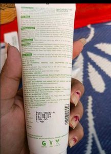Organic Harvest Face Wash