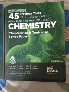 Errorless 45 Previous Years Jee Advance + Mains ( Physics, Chemistry, Maths)