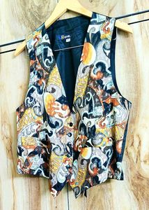 Printed Vest Size-38