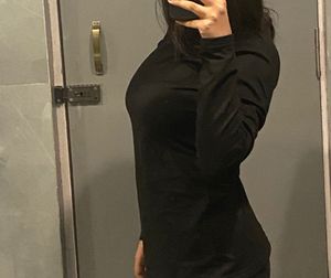 Black Long Sleeve Top