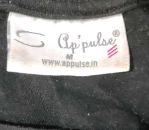 Black Cold Shoulder Top