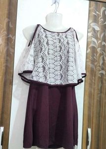 Cute Lace Top Dress