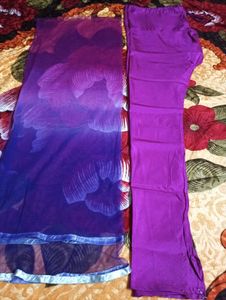 Purple Ombre Anarkali Dress