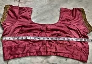 pink colour pure silk Blouse