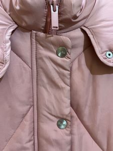 Pink Quilted Puffer Jacket