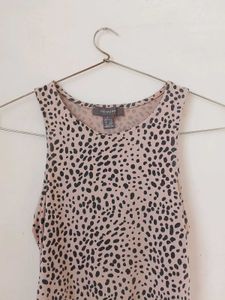 Animal Print Bodysuit Top