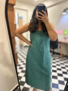 Sea-Green Midi Dress