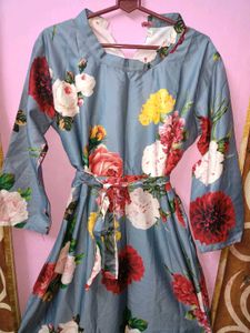 Floral Print Maxi Dress