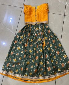 5,6,7 Year Old Baby Girl Ethnic Wear Lengha Brand New