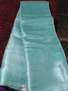 Elegant Teal Saree
