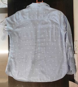 Blue Patterned Shirt