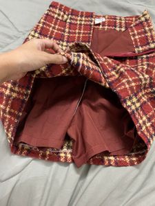 Plaid Mini Skirt